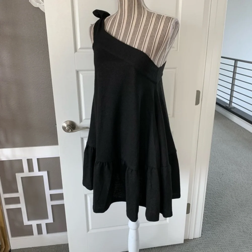 Free People One Shoulder Dress with Pockets NWT